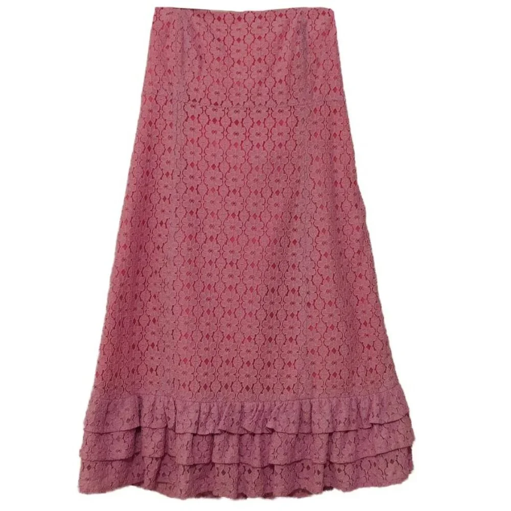 Lilly Pulitzer Franco Strapless Lace Dress in Hyacinth Pink & Petal Pusher Lace - Picture 2 of 10